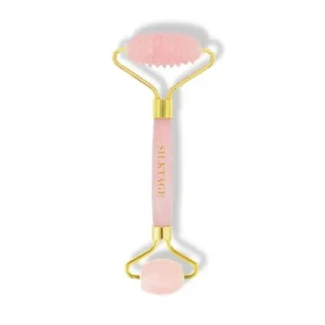 Rose Quartz Textured Facial Roller Beautyologie