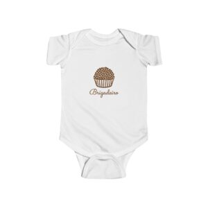 Cute Brazil Baby Bodysuit with Brigadeiro Print – Ideal Gift for Showers, Birthdays & Toddlers