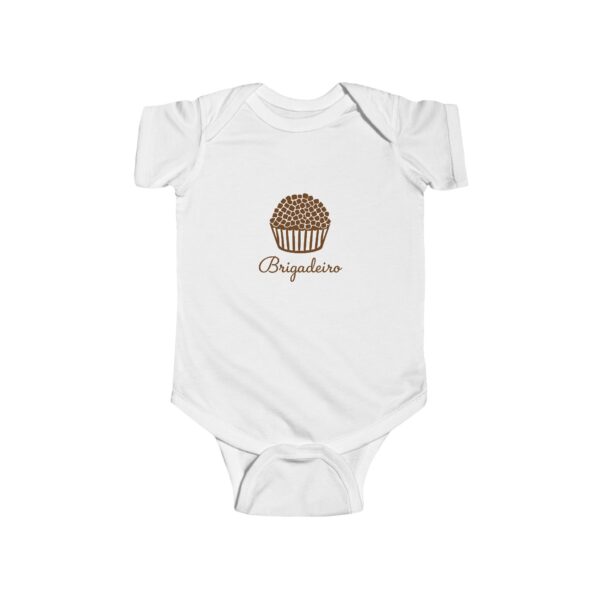 Cute Brazil Baby Bodysuit with Brigadeiro Print – Ideal Gift for Showers, Birthdays & Toddlers