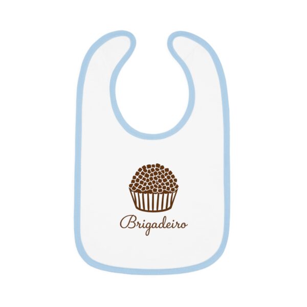 Adorable Baby Bib with Brigadeiro Print – A Sweet Touch for Mealtime, Perfect for Baby Showers, Birthdays & Everyday Use