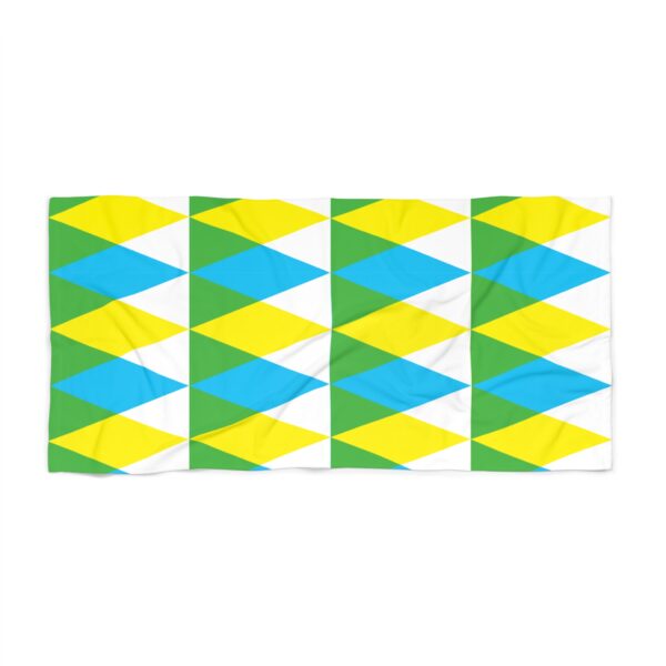 Exclusive Brazilcore Geometric Beach Towel – Bold, Colorful & Perfect for Summer Vibes