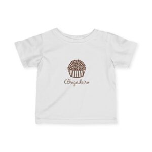 Infant Brigadeiro Tee – Sweet Baby Shirt with Brazil's Beloved Treat, Perfect for Birthdays, Showers & Everyday Cutenes