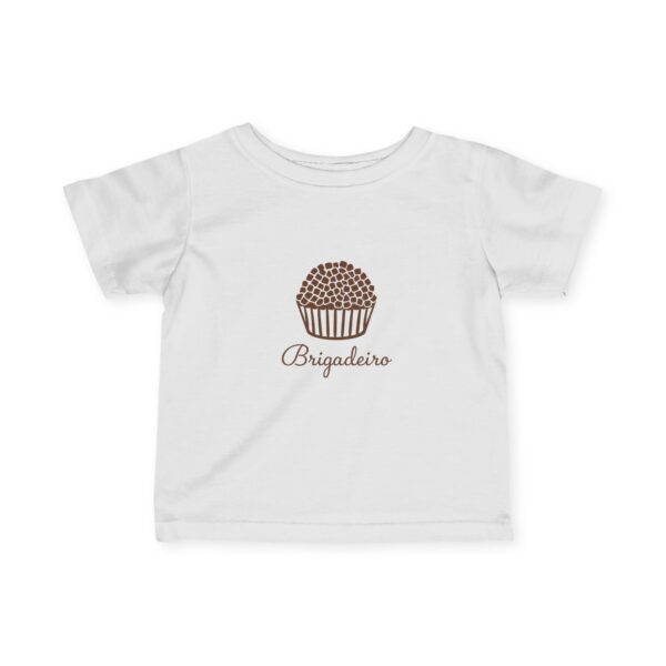 Infant Brigadeiro Tee – Sweet Baby Shirt with Brazil's Beloved Treat, Perfect for Birthdays, Showers & Everyday Cutenes
